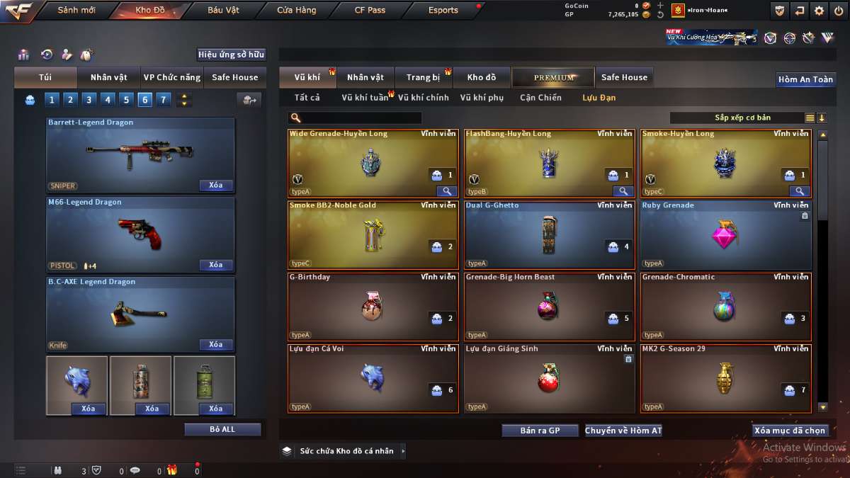 shop acc cf uy tin gia re